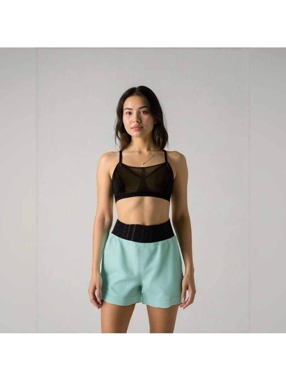 Free People Movement Bike Ribbed Seamless Shorts